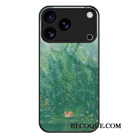 Puhelinkuoret iPhone 17 Pro Max Kissakuvioinen Karkaistu Lasi