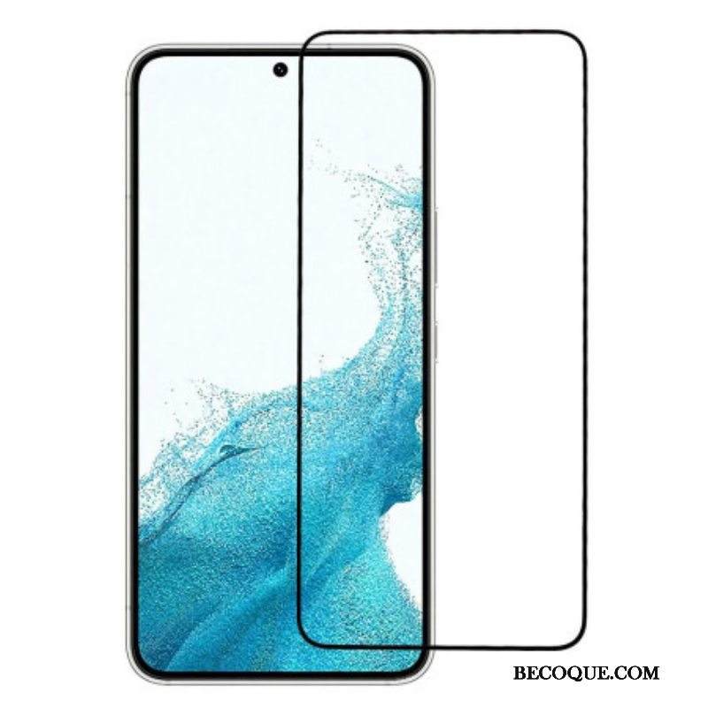 Samsung Galaxy S23 5G Black Edge Karkaistu Lasi Näytönsuoja