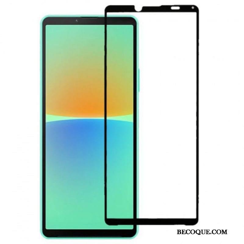 Sony Xperia 10 Iv Black Edge Karkaistu Lasi Näytönsuoja